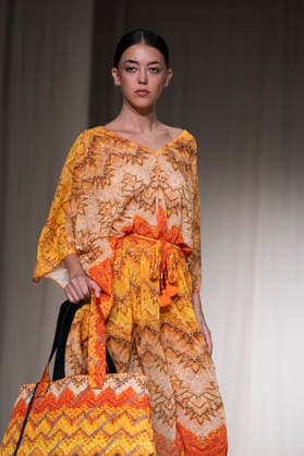 AQUADICOCCO - MOMAD Fashion Week de Madrid, Spain - 25 Jul 2026 A model walks the runway wearing a design by AQUADICOCCO during Momad Fashion Week de Madrid in IFEMA. Madrid Spain Copyright: xAtilanoxGarciax xSOPAxImagesx photo03360