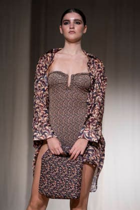 AQUADICOCCO - MOMAD Fashion Week de Madrid, Spain - 25 Jul 2026 A model walks the runway wearing a design by AQUADICOCCO during Momad Fashion Week de Madrid in IFEMA. Madrid Spain Copyright: xAtilanoxGarciax xSOPAxImagesx photo03362