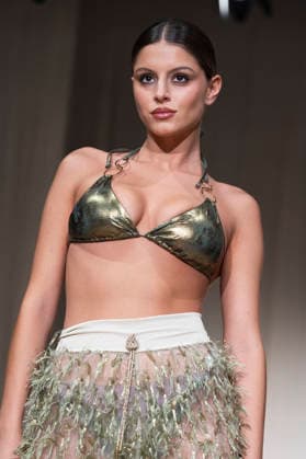 AQUADICOCCO - MOMAD Fashion Week de Madrid, Spain - 25 Jul 2026 A model walks the runway wearing a design by AQUADICOCCO during Momad Fashion Week de Madrid in IFEMA. Madrid Spain Copyright: xAtilanoxGarciax xSOPAxImagesx photo03373