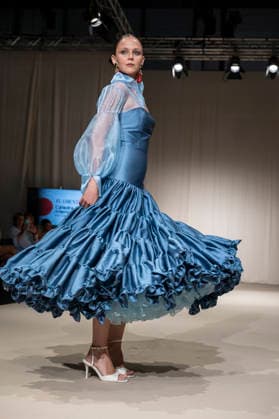July 25, 2026, Madrid, Spain: A model walks the runway wearing a design by Flamentex during the Momad Fashion Week de Madrid in IFEMA. Madrid Spain  - ZUMAs197 20260725_aaa_s197_106 Copyright: xAtilanoxGarciax