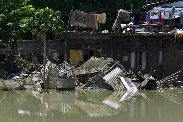 Aftermath of the flood in India s Sivasagar SIVASAGAR,INDIA-JULY 25: A once-standing home lies completely destroyed and submerged in thick mud after devastating floodwaters swept through the village, leaving behind only the shattered remains of the house in Sivasagar, Assam, India on Saturday, July 25, 2026. Hafiz Ahmed Anadolu Sivasagar India. Editorial use only. Please get in touch for any other usage.  Copyright: x2026xAnadoluxHafizxAhmedx