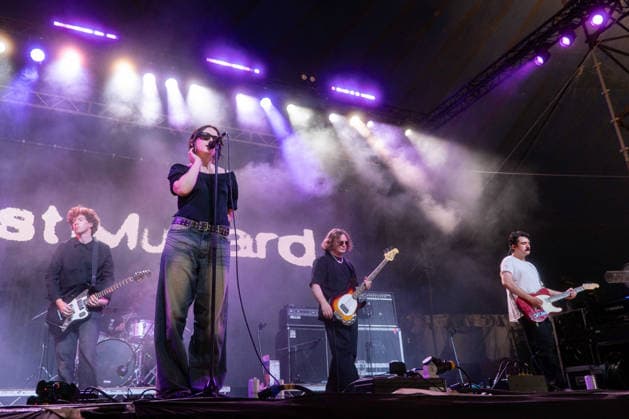 Just Mustard in concert at Latitude Festival at Henham Park in Southwold, UK on 25 July 2026 David Noonan, Katie Ball, Rob Clarke, Mete Kalyon performing with Just Mustard in concert at Latitude Festival at Henham Park in Southwold, UK on 25 July 2026, Credit:Stephen Keable Avalon UK, Suffolk, Southwold, Henham Park  Copyright: xStephenxKeablex xAvalonx 1118645675