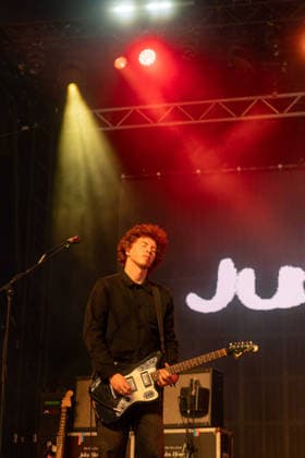 Just Mustard in concert at Latitude Festival at Henham Park in Southwold, UK on 25 July 2026 David Noonan performing with Just Mustard in concert at Latitude Festival at Henham Park in Southwold, UK on 25 July 2026, Credit:Stephen Keable Avalon UK, Suffolk, Southwold, Henham Park  Copyright: xStephenxKeablex xAvalonx 1118645797