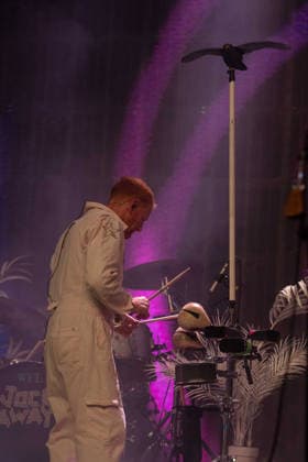 The Beta Band in concert at Latitude Festival at Henham Park in Southwold, UK on 25 July 2026 Richard Greentree performing with The Beta Band in concert at Latitude Festival at Henham Park in Southwold, UK on 25 July 2026, Credit:Stephen Keable Avalon UK, Suffolk, Southwold, Henham Park  Copyright: xStephenxKeablex xAvalonx 1118700119