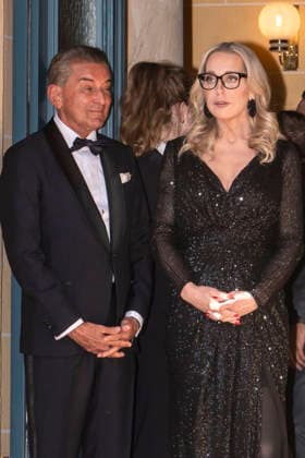 Michel Friedman and Katharina Wagner attend the concert of Beethovens 9. Symphonie to open the annual Bayreuth Festival 2026 (Richard-Wagner-Festspiele) at Bayreuth Festspielhaus on July 25, 2026 in Bayreuth, Germany 150th Bayreuther Wagner Festival Opening *** Michel Friedman and Katharina Wagner attend the concert featuring Beethoven s Symphony No. 9 to open the annual 2026 Bayreuth Festival (Richard Wagner Festspiele) at the Bayreuth Festspielhaus on July 25, 2026, in Bayreuth, Germany—the 150th Bayreuth Wagner Festival Opening