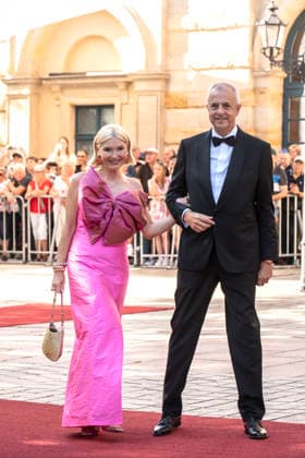 Petra Dieners and Peter Dieners attend the concert of Beethovens 9. Symphonie to open the annual Bayreuth Festival 2026 (Richard-Wagner-Festspiele) at Bayreuth Festspielhaus on July 25, 2026 in Bayreuth, Germany 150th Bayreuther Wagner Festival Opening *** Petra Dieners and Peter Dieners will attend the concert featuring Beethoven s Symphony No. 9 to open the annual 2026 Bayreuth Festival (Richard Wagner Festival) at the Bayreuth Festspielhaus on July 25, 2026, in Bayreuth, Germany—the 150th Bayreuth Wagner Festival Opening