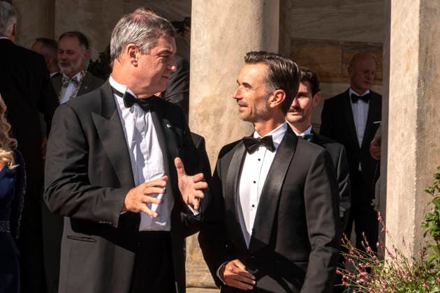 Markus Soeder and Florian Silbereisen attend the concert of Beethovens 9. Symphonie to open the annual Bayreuth Festival 2026 (Richard-Wagner-Festspiele) at Bayreuth Festspielhaus on July 25, 2026 in Bayreuth, Germany 150th Bayreuther Wagner Festival Opening *** Markus Soeder and Florian Silbereisen attend the concert featuring Beethoven s Ninth Symphony to open the annual 2026 Bayreuth Festival (Richard Wagner Festival) at the Bayreuth Festspielhaus on July 25, 2026, in Bayreuth, Germany—the 150th Bayreuth Wagner Festival Opening
