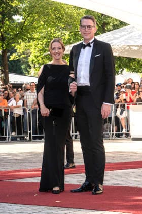 Aurelia Blume and Markus Blume attend the concert of Beethovens 9. Symphonie to open the annual Bayreuth Festival 2026 (Richard-Wagner-Festspiele) at Bayreuth Festspielhaus on July 25, 2026 in Bayreuth, Germany 150th Bayreuther Wagner Festival Opening *** Aurelia Blume and Markus Blume attend the concert featuring Beethoven s Symphony No. 9 to open the annual 2026 Bayreuth Festival (Richard Wagner Festival) at the Bayreuth Festspielhaus on July 25, 2026, in Bayreuth, Germany—the 150th Bayreuth Wagner Festival Opening