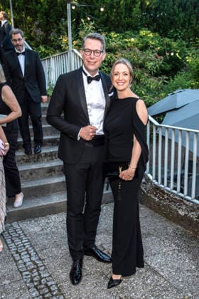 Markus Blume and Aurelia Blume attend the concert of Beethovens 9. Symphonie to open the annual Bayreuth Festival 2026 (Richard-Wagner-Festspiele) at Bayreuth Festspielhaus on July 25, 2026 in Bayreuth, Germany 150th Bayreuther Wagner Festival Opening *** Markus Blume and Aurelia Blume attend the concert featuring Beethoven s Symphony No. 9 to open the annual 2026 Bayreuth Festival (Richard Wagner Festspiele) at the Bayreuth Festspielhaus on July 25, 2026, in Bayreuth, Germany—the 150th Bayreuth Wagner Festival Opening