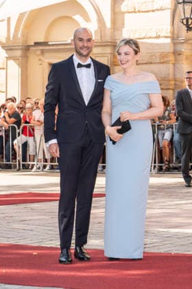 Danyal Bayaz und Katharina Schulze bei der Eroeffnung der Bayreuther Festspiele am 25.07.2026 im Festspielhaus in Bayreuth Danyal Bayaz and Katharina Schulze attend the concert of Beethovens 9. Symphonie to open the annual Bayreuth Festival 2026 (Richard-Wagner-Festspiele) at Bayreuth Festspielhaus on July 25, 2026 in Bayreuth, Germany Bayreuther Wagner Festspiele Eroeffnung Opening *** Danyal Bayaz and Katharina Schulze at the opening of the Bayreuth Festival on July 25, 2026, at the Festspielhaus in Bayreuth. Danyal Bayaz and Katharina Schulze attend the concert featuring Beethoven’s Ninth Symphony to open the annual Bayreuth Festival 2026 Richard Wagner Festival at the Bayreuth Festspielhaus on July 25, 2026, in Bayreuth, Germany; B 