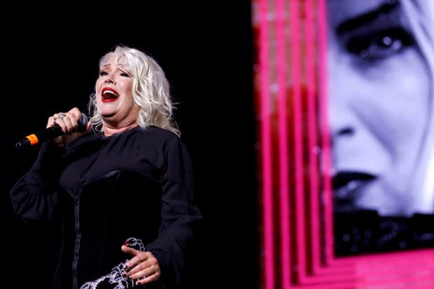 Popsaengerin Kim Wilde bei Die 80er live 2026 auf Schalke - die groesste 80er Party der Welt in der Veltins Arena in Gelsenkirchen. Gelsenkirchen, 25.07.2026 NRW Deutschland *** Pop singer Kim Wilde at The 80s Live 2026 at Schalke—the world s biggest 80s party—at the Veltins Arena in Gelsenkirchen, Gelsenkirchen, July 25, 2026, North Rhine-Westphalia, Germany Copyright: xChristophxHardtx