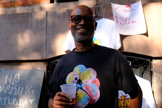 BROOKLYN, NY - JULY 25: Thousands of people attend Saint James Joy dance block party in Clinton Hill, Brooklyn in New York City on July 25, 2026. Copyright: xKatiexGodowskix
