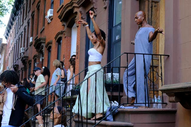 BROOKLYN, NY - JULY 25: Thousands of people attend Saint James Joy dance block party in Clinton Hill, Brooklyn in New York City on July 25, 2026. Copyright: xKatiexGodowskix