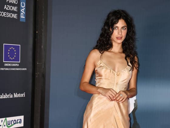 IPA86995439 - Soverato (CZ), Magna Graecia Film Festival - Opening Night. Pictured: Fotini Peluso  Copyright: xMarcoxProvvisionatox xMarcoxProvvisionatox 86995439