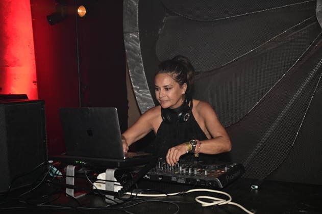 Gitta Saxx mit ihrem Projekt Saxx Beatz im Heizkessel bei der 16. Dresdner Schlössernacht 2026 an den Elbschlössern. Dresden, 25.07.2026 *** Gitta Saxx with her project Saxx Beatz at the Heizkessel during the 16th Dresden Castle Night 2026 at the Elbe Castles in Dresden, July 25, 2026 Copyright: xMatthiasxWehnertx