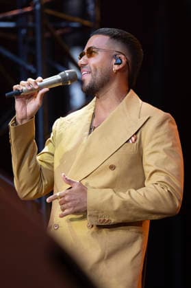July 25, 2026, Madrid, Spain: American singer-songwriter Romeo Santos, seen live on stage during his performance Better Late Than Never at the Metropolitano stadium. Madrid Spain - ZUMAs197 20260725_aaa_s197_328 Copyright: xAtilanoxGarciax