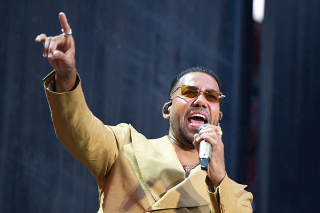 July 25, 2026, Madrid, Spain: American singer-songwriter Romeo Santos, seen live on stage during his performance Better Late Than Never at the Metropolitano stadium. Madrid Spain - ZUMAs197 20260725_aaa_s197_335 Copyright: xAtilanoxGarciax
