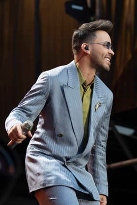 July 25, 2026, Madrid, Spain: Singer Prince Royce seen live on stage during his performance Better Late Than Never at the Metropolitano stadium. Madrid Spain - ZUMAs197 20260725_aaa_s197_345 Copyright: xAtilanoxGarciax