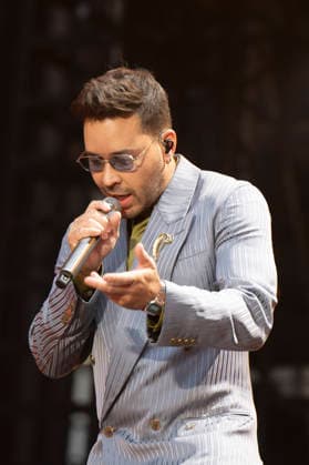 July 25, 2026, Madrid, Spain: Singer Prince Royce seen live on stage during his performance Better Late Than Never at the Metropolitano stadium. Madrid Spain - ZUMAs197 20260725_aaa_s197_359 Copyright: xAtilanoxGarciax