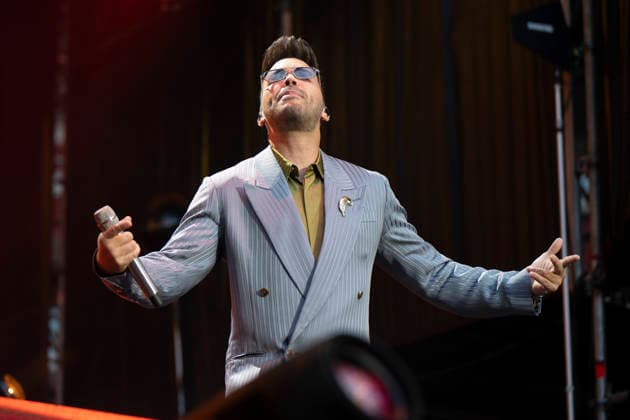 July 25, 2026, Madrid, Spain: Singer Prince Royce seen live on stage during his performance Better Late Than Never at the Metropolitano stadium. Madrid Spain - ZUMAs197 20260725_aaa_s197_360 Copyright: xAtilanoxGarciax