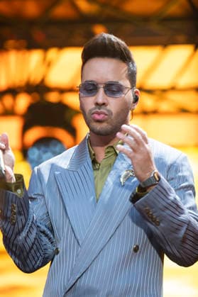 July 25, 2026, Madrid, Spain: Singer Prince Royce seen live on stage during his performance Better Late Than Never at the Metropolitano stadium. Madrid Spain - ZUMAs197 20260725_aaa_s197_361 Copyright: xAtilanoxGarciax