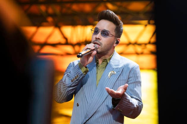 July 25, 2026, Madrid, Spain: Singer Prince Royce seen live on stage during his performance Better Late Than Never at the Metropolitano stadium. Madrid Spain - ZUMAs197 20260725_aaa_s197_363 Copyright: xAtilanoxGarciax