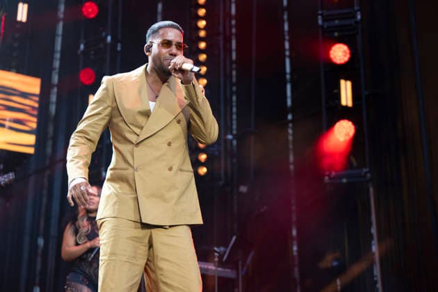 July 25, 2026, Madrid, Spain: American singer-songwriter Romeo Santos, seen live on stage during his performance Better Late Than Never at the Metropolitano stadium. Madrid Spain - ZUMAs197 20260725_aaa_s197_366 Copyright: xAtilanoxGarciax
