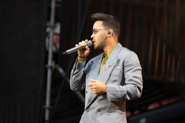 July 25, 2026, Madrid, Spain: Singer Prince Royce seen live on stage during his performance Better Late Than Never at the Metropolitano stadium. Madrid Spain - ZUMAs197 20260725_aaa_s197_370 Copyright: xAtilanoxGarciax