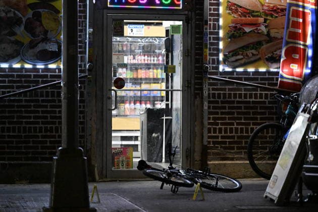 12-year-old boy killed, two men injured in Bronx shooting BRONX, NEW YORK, UNITED STATES - JULY 25: NYPD officers work the scene where a 12-year-old boy was killed and two men were injured in a shooting outside of a Supermarket and Deli at 104 Elliot Place in Bronx, New York, United States on July 25, 2026. Saturday afternoon at approximately 4:55 pm the shooting took place. A 12-year-old boy was shot to the shoulder and taken to Lincoln Hospital where he was pronounced dead. A 25-year-old man was shot to the buttocks and a 34-year-old man was shot to the foot. Both men are listed in stable condition at the hospital. There are no arrests, the identity of the deceased is pending proper family notification and the investigation is ongoing by  Copyright: x2026xAnadoluxKylexMazzax