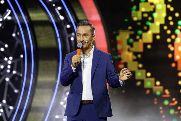 Music Concert - LA NOTTE DEI FIORI - SANREMO ESTATE Nicola Savino on stage at La Notte dei Fiori in Sanremo. during LA NOTTE DEI FIORI - SANREMO ESTATE, Music Concert in SANREMO, Italy, July 25 2026 SANREMO PIAN DI NAVE SANREMO Italy Copyright: xRenataxRoattinox xLiveMediax LPM_2583767