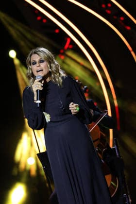 IPA87001161 - Tosca on stage at La Notte dei Fiori in Sanremo. during LA NOTTE DEI FIORI - SANREMO ESTATE, Music Concert in SANREMO, Italy, July 25, 2026  Copyright: xRenataxRoattino LiveMediax xx 87001161