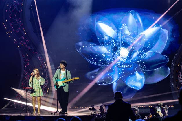 IPA87001175 - Maria Antonietta and Colombre, on stage at La Notte dei Fiori in Sanremo. during LA NOTTE DEI FIORI - SANREMO ESTATE, Music Concert in SANREMO, Italy, July 25, 2026  Copyright: xRenataxRoattino LiveMediax xx 87001175