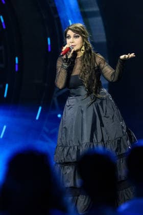 IPA87001196 - Cristina d Avena on stage at La Notte dei Fiori in Sanremo. during LA NOTTE DEI FIORI - SANREMO ESTATE, Music Concert in SANREMO, Italy, July 25, 2026  Copyright: xRenataxRoattino LiveMediax xx 87001196