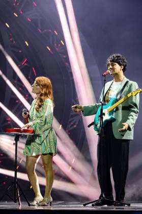 IPA87001208 - Maria Antonietta and Colombre, on stage at La Notte dei Fiori in Sanremo. during LA NOTTE DEI FIORI - SANREMO ESTATE, Music Concert in SANREMO, Italy, July 25, 2026  Copyright: xRenataxRoattino LiveMediax xx 87001208