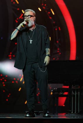IPA87001210 - Marco Masini on stage at La Notte dei Fiori in Sanremo. during LA NOTTE DEI FIORI - SANREMO ESTATE, Music Concert in SANREMO, Italy, July 25, 2026  Copyright: xRenataxRoattino LiveMediax xx 87001210