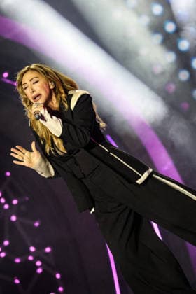 IPA87001282 - Sabrina Salerno on stage at La Notte dei Fiori in Sanremo. during LA NOTTE DEI FIORI - SANREMO ESTATE, Music Concert in SANREMO, Italy, July 25, 2026  Copyright: xRenataxRoattino LiveMediax xx 87001282