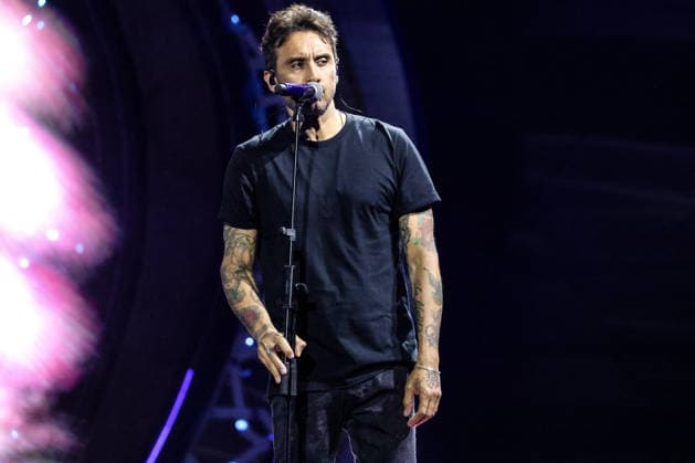 IPA87001292 - Fabrizio Moro on stage at La Notte dei Fiori in Sanremo. during LA NOTTE DEI FIORI - SANREMO ESTATE, Music Concert in SANREMO, Italy, July 25, 2026  Copyright: xRenataxRoattino LiveMediax xx 87001292