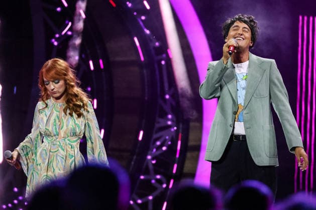 IPA87001293 - Maria Antonietta and Colombre on stage at La Notte dei Fiori in Sanremo. during LA NOTTE DEI FIORI - SANREMO ESTATE, Music Concert in SANREMO, Italy, July 25, 2026  Copyright: xRenataxRoattino LiveMediax xx 87001293