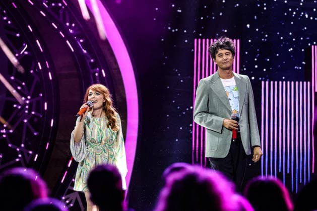 IPA87001301 - Maria Antonietta and Colombre on stage at La Notte dei Fiori in Sanremo. during LA NOTTE DEI FIORI - SANREMO ESTATE, Music Concert in SANREMO, Italy, July 25, 2026  Copyright: xRenataxRoattino LiveMediax xx 87001301