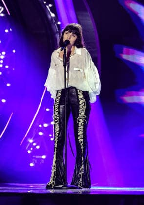 IPA87001302 - Angelica Bove on stage at La Notte dei Fiori in Sanremo. during LA NOTTE DEI FIORI - SANREMO ESTATE, Music Concert in SANREMO, Italy, July 25, 2026  Copyright: xRenataxRoattino LiveMediax xx 87001302