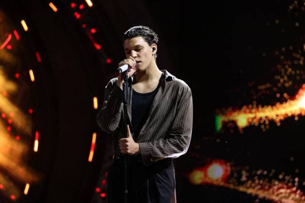 IPA87001442 - Nicolo Filippucci on stage at La Notte dei Fiori in Sanremo. during LA NOTTE DEI FIORI - SANREMO ESTATE, Music Concert in SANREMO, Italy, July 25, 2026  Copyright: xRenataxRoattino LiveMediax xx 87001442