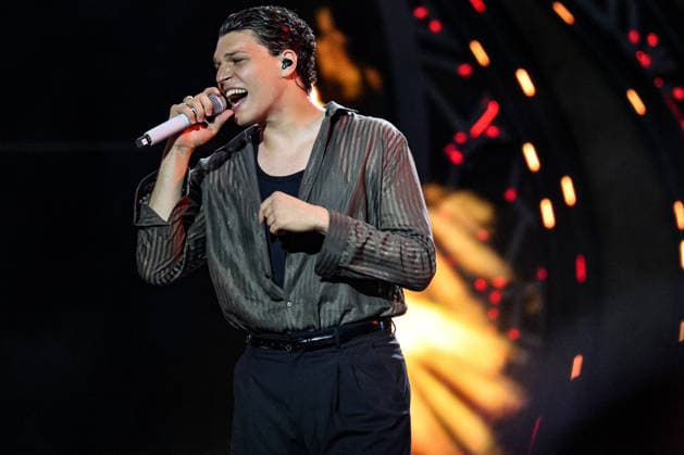 IPA87001446 - Nicolo Filippucci on stage at La Notte dei Fiori in Sanremo. during LA NOTTE DEI FIORI - SANREMO ESTATE, Music Concert in SANREMO, Italy, July 25, 2026  Copyright: xRenataxRoattino LiveMediax xx 87001446