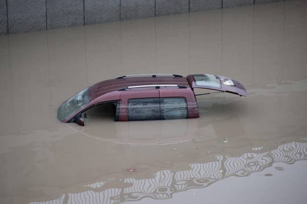 Heavy rainfall causes flooding, road collapse in Ankara ANKARA, TURKIYE - JULY 25: A vehicle is seen submerged in floodwaters after heavy rainfall triggered flooding in Ankara, Turkiye, on July 25, 2026. Intense morning downpours inundated several streets and underpasses across the capital, leaving vehicles stranded and disrupting traffic. Muhammed Abdullah Kurtar Anadolu Ankara Turkey. Editorial use only. Please get in touch for any other usage.  Copyright: x2026xAnadoluxMuhammedxAbdullahxKurtarx