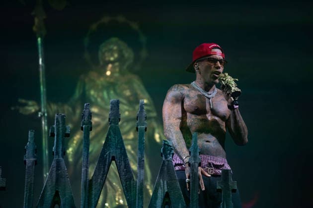 July 25, 2026, Salerno, Italy: Gionata Boschetti aka Sfera Ebbasta performs live at Piazza della LibertÃ during the Celebration Tour. Salerno Italy - ZUMAs197 20260725_aaa_s197_487 Copyright: xAndreaxGulx