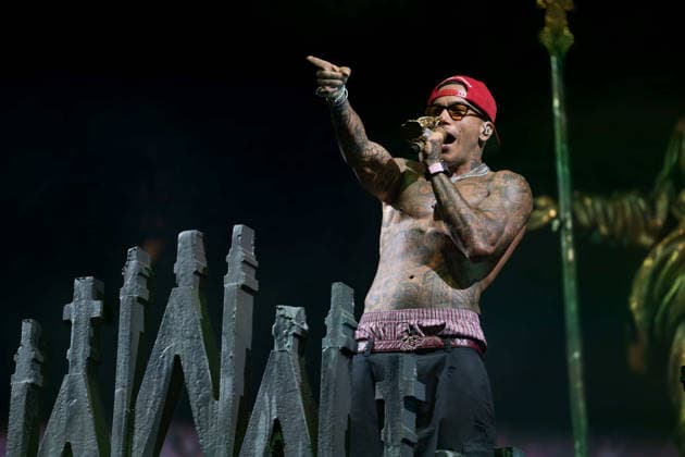 July 25, 2026, Salerno, Italy: Gionata Boschetti aka Sfera Ebbasta performs live at Piazza della LibertÃ during the Celebration Tour. Salerno Italy - ZUMAs197 20260725_aaa_s197_499 Copyright: xAndreaxGulx