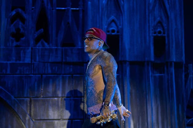 July 25, 2026, Salerno, Italy: Gionata Boschetti aka Sfera Ebbasta performs live at Piazza della LibertÃ during the Celebration Tour. Salerno Italy - ZUMAs197 20260725_aaa_s197_507 Copyright: xAndreaxGulx