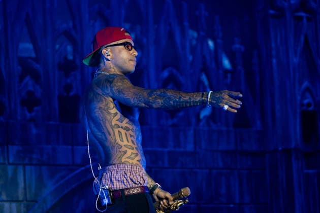 July 25, 2026, Salerno, Italy: Gionata Boschetti aka Sfera Ebbasta performs live at Piazza della LibertÃ during the Celebration Tour. Salerno Italy - ZUMAs197 20260725_aaa_s197_516 Copyright: xAndreaxGulx