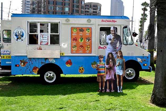 Photocall zum Kinofilm Ice Cream Man auf der San Diego Comic-Con International 2026 am Kansas City Barbeque. San Diego, 24.07.2026 *** Photo call for the movie *Ice Cream Man* at San Diego Comic-Con International 2026 at Kansas City Barbeque, San Diego, July 24, 2026 Foto:xD.xStarbuckx xFuturexImagex ice_6702