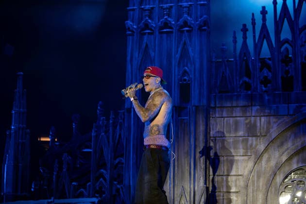 July 25, 2026, Salerno, Italy: Gionata Boschetti aka Sfera Ebbasta performs live at Piazza della LibertÃ during the Celebration Tour. Salerno Italy - ZUMAs197 20260725_aaa_s197_522 Copyright: xAndreaxGulx