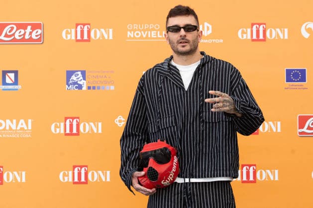 56th Giffoni Film Festival - Photocall Gianluca Gazzoli Junior Cally during photocall of Italian singer Junior Cally at the 56th Giffoni Film Festival. Giffoni Valle Piana on July 25, 2026. Photo by Andrea Bracaglia ABACAPRESS.COM Giffoni Valle Piana Italy Italy  Copyright: xBracagliaxAndrea ABACAx